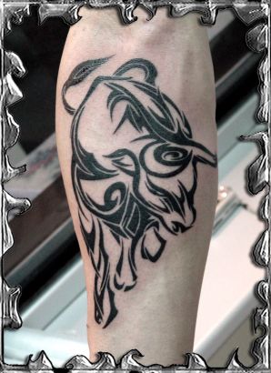 Tribal Bull Tattoos